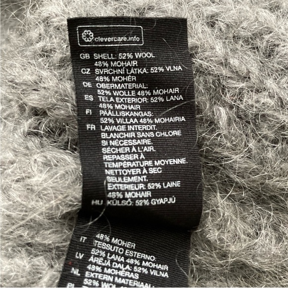 [& Other Stories] Oversized Thick Wool Blend Ribbed Sweater Medium - Picture 7 of 7